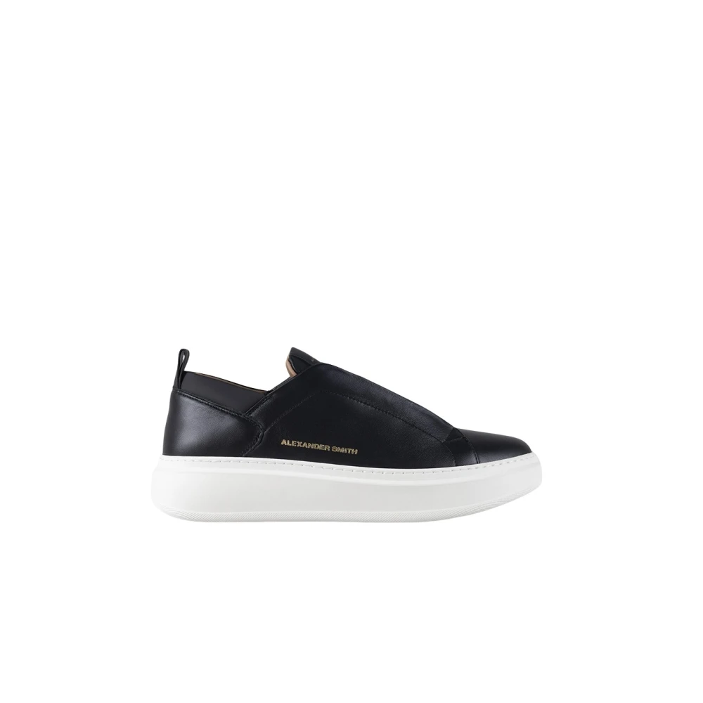 Alexander Smith Wembley Slip-on Heren in zacht leer Heren Schoenen Zwart