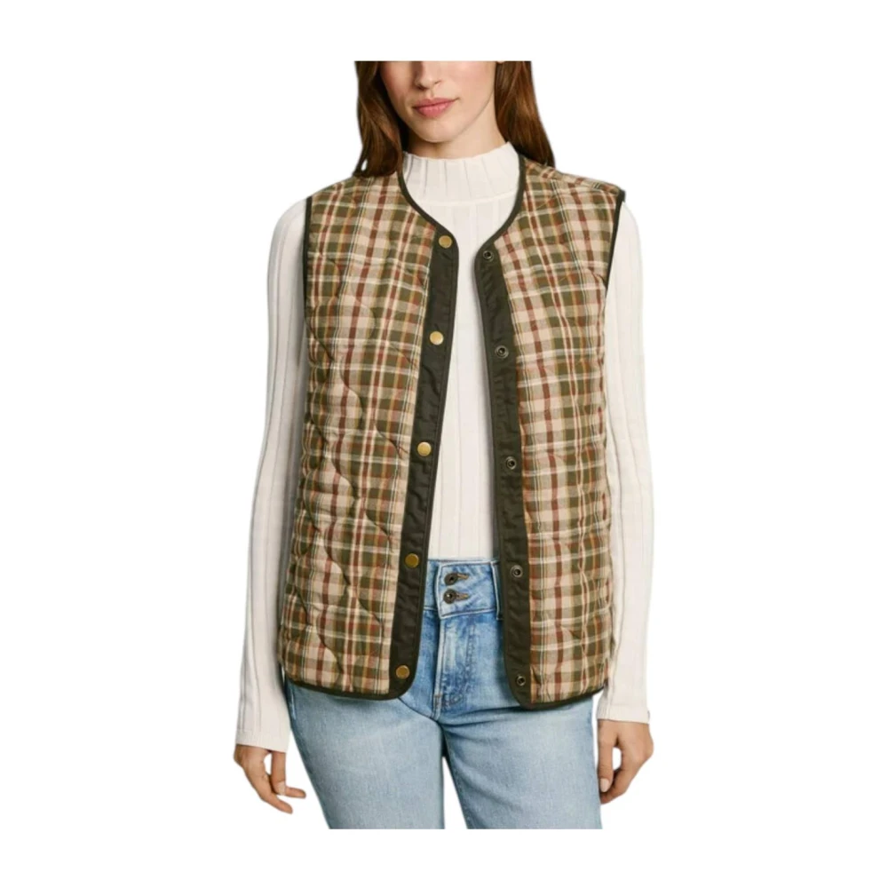 Pepe Jeans Babette Jack met Afneembare Vest Green Dames