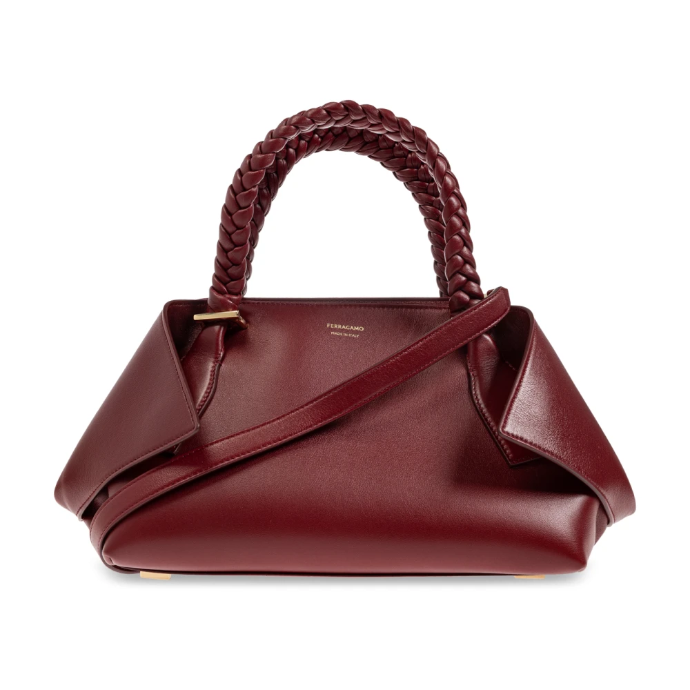 Salvatore Ferragamo Handtas Sjaal Red Dames