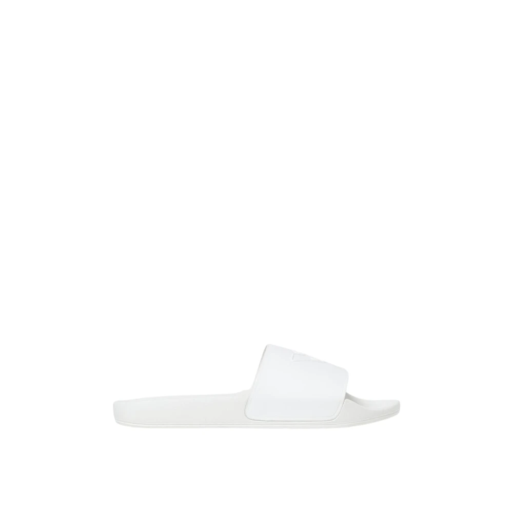 Emporio Armani Boys White Comfort Slide Sandals