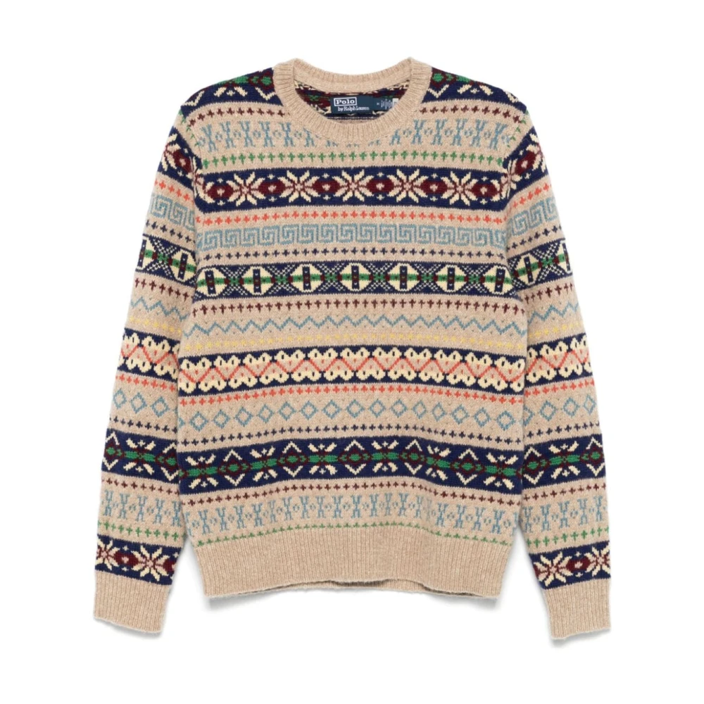 Ralph Lauren Fair Isle Intarsia Gebreide Trui Multicolor Heren