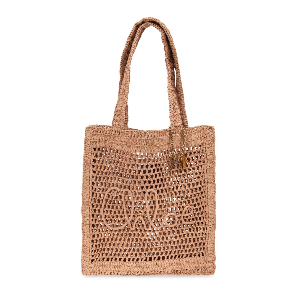 Chloé - Bags > Tote Bags - Beige - Chloé - Modalova