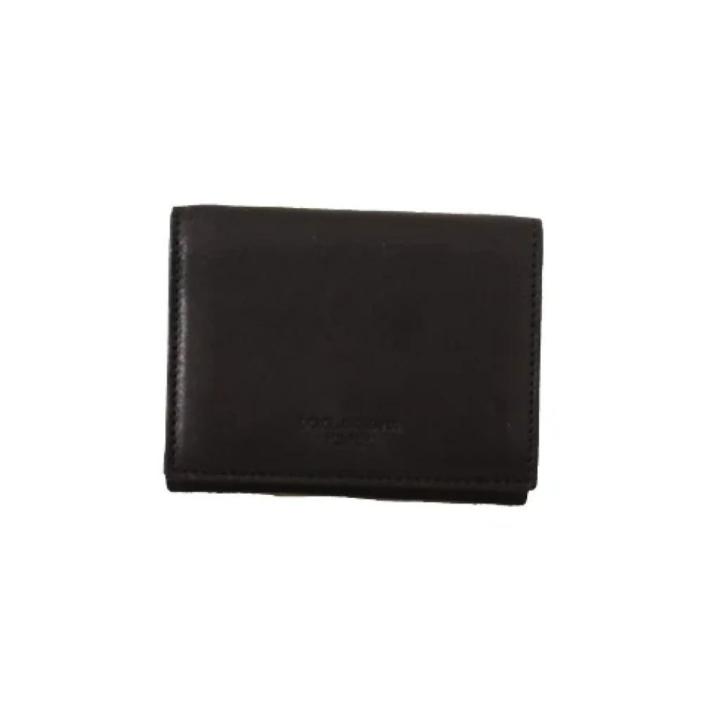 Dolce & Gabbana Pre-owned Leather wallets Black Dames