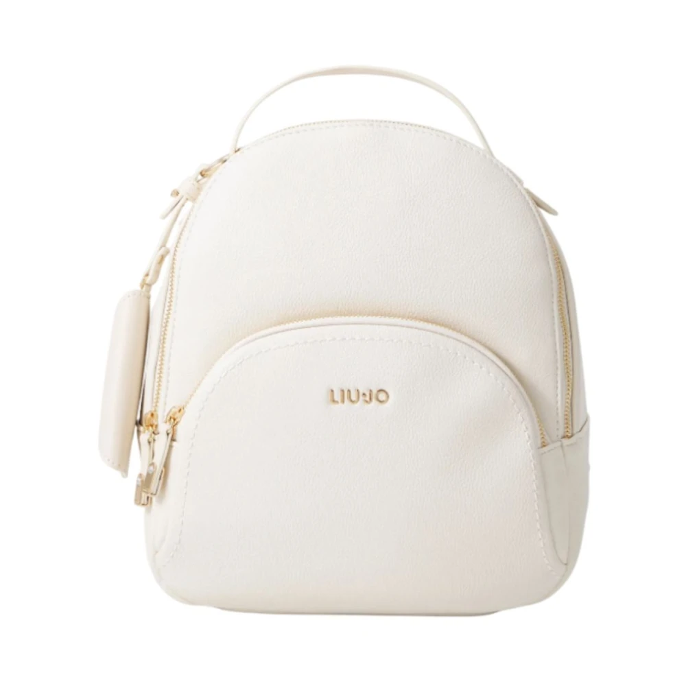 Liu Jo Mode Rugzak Zwart Manh Model Beige Dames