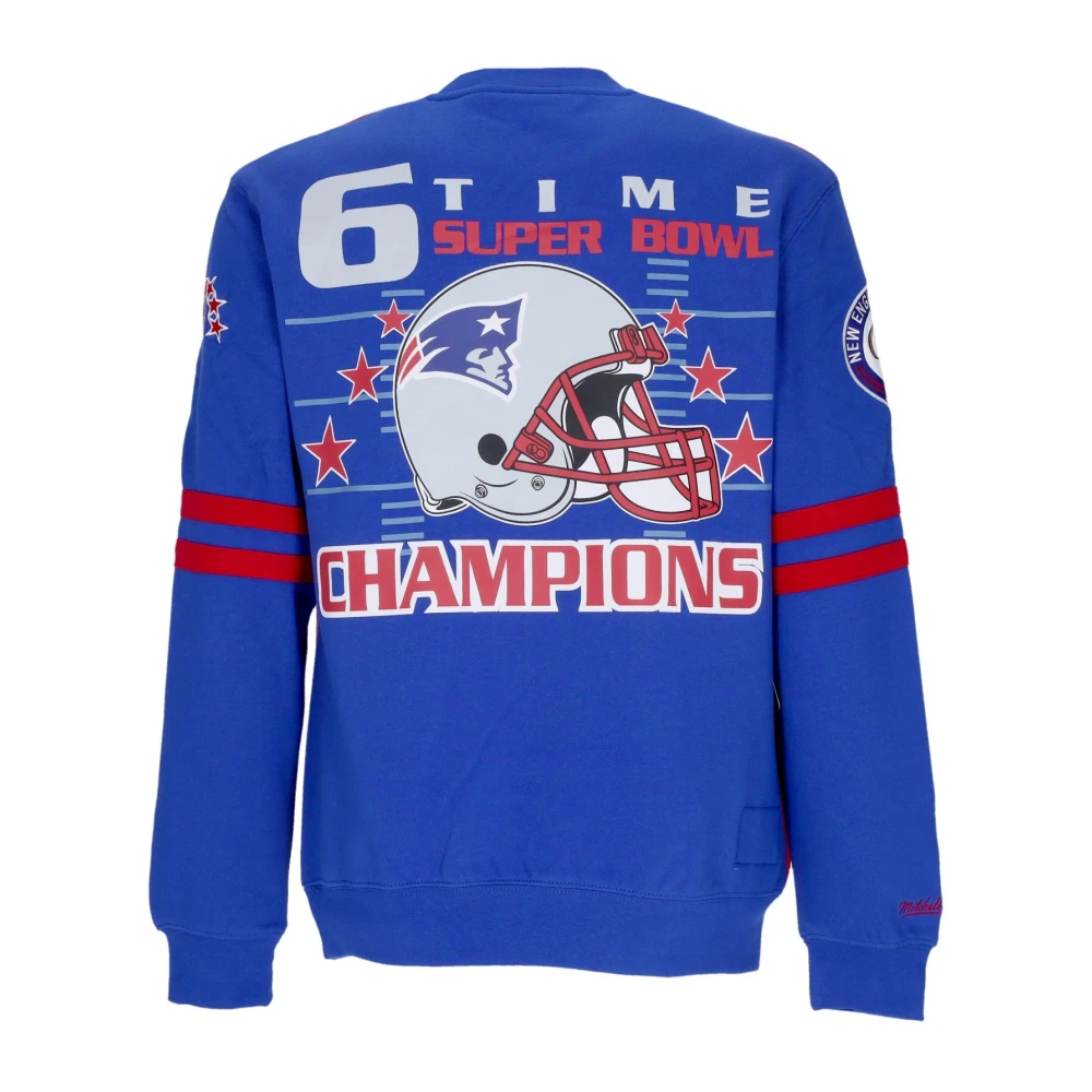 Mitchell & Ness NFL Crewneck Sweatshirt Patriots Celebration Multicolor Heren