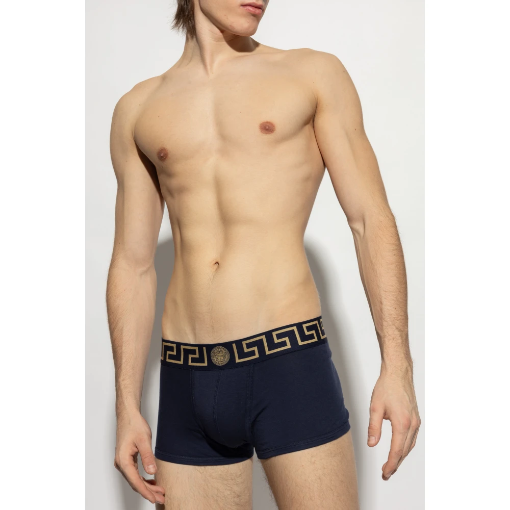 Versace Katoenen boxershorts Blue Heren