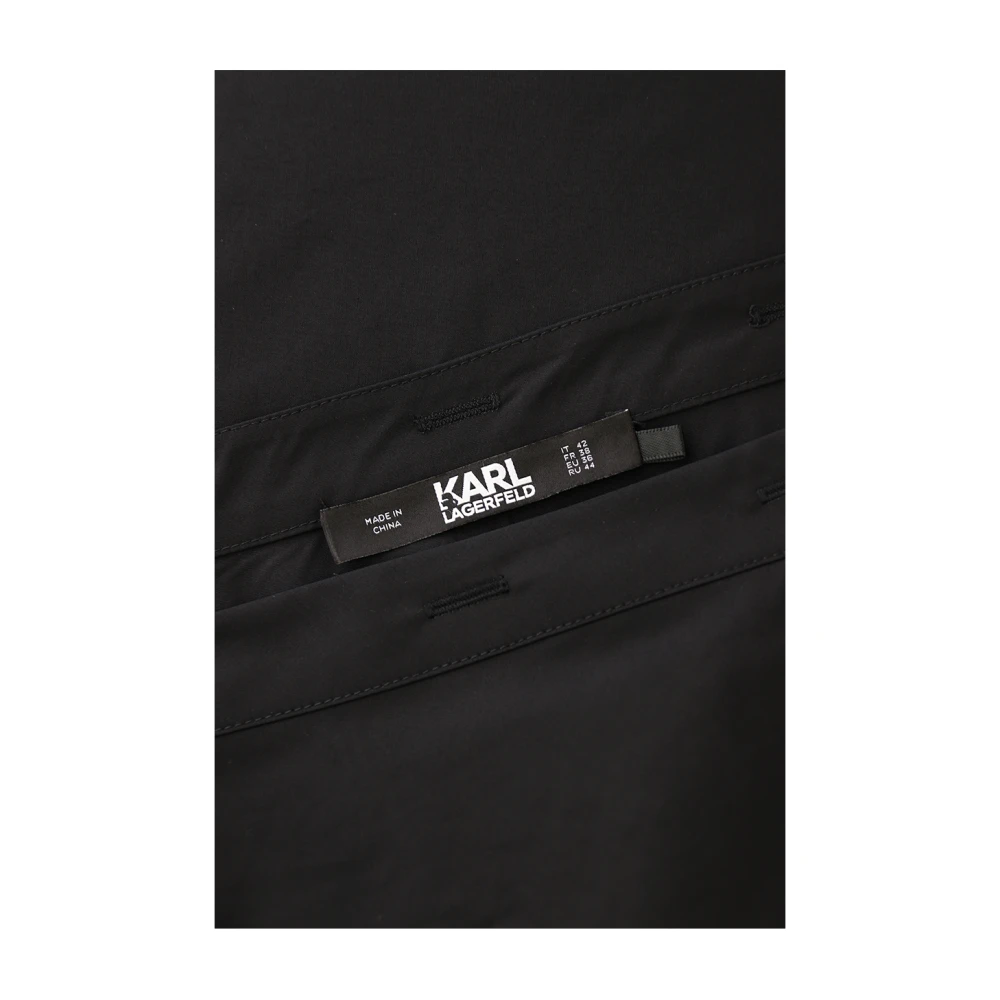 Karl Lagerfeld Asymmetrische Jurk Black Dames