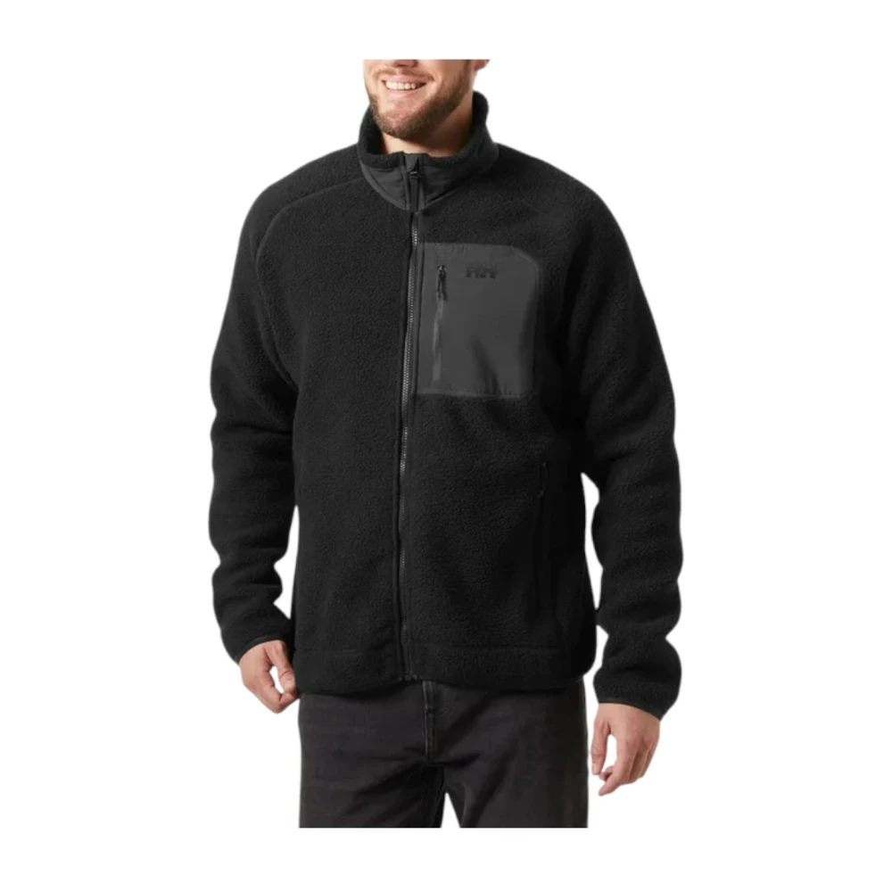 Helly Hansen Schwarz Trainingsjacke Panorama Pile Block - Bild 4