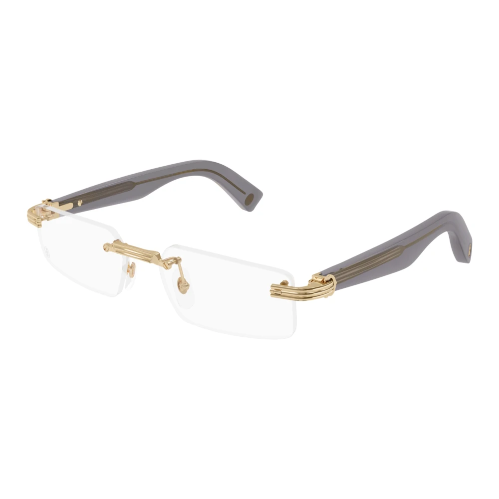 Cartier Men's Yellow Glasses, 55 Mm, Optical Frame