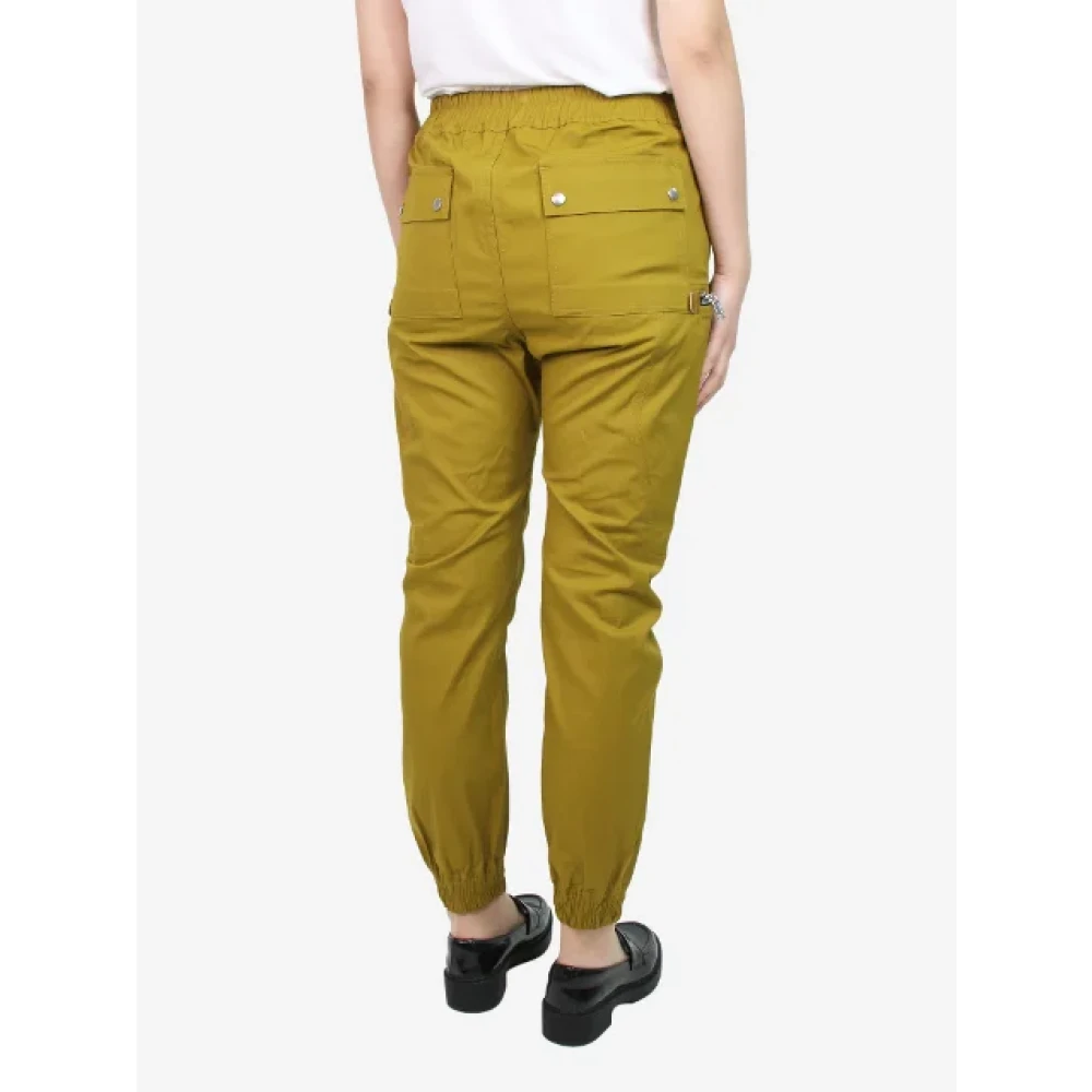 Rick Owens Pre-owned Cotton bottoms Green Dames