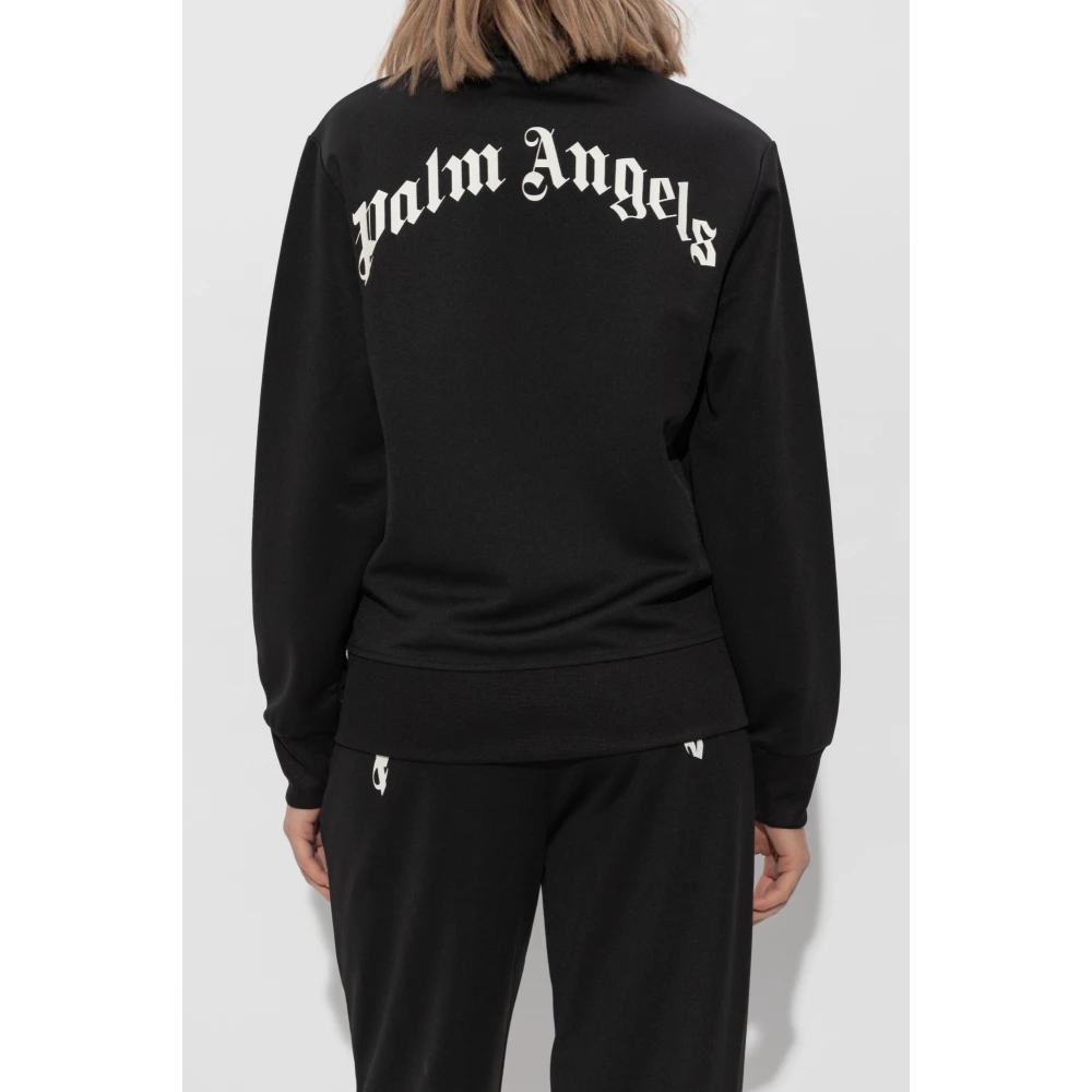 Palm Angels Sweatshirt met opstaande kraag Black Dames