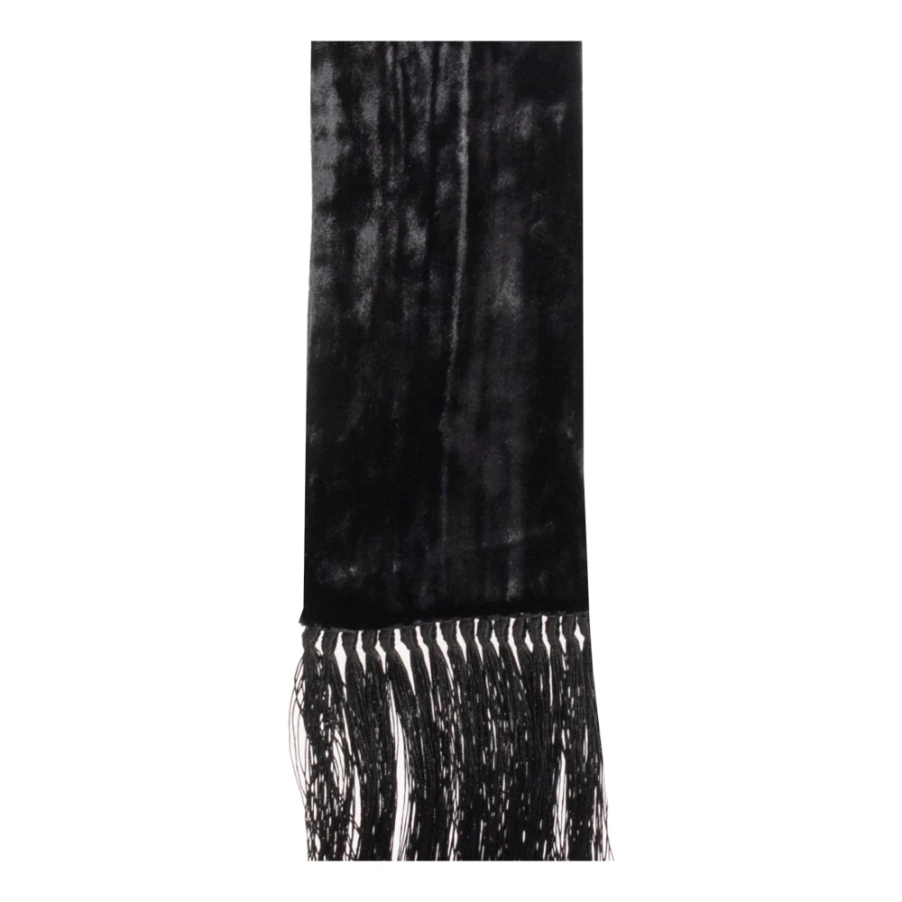 Dolce & Gabbana Fluwelen sjaal Black Heren