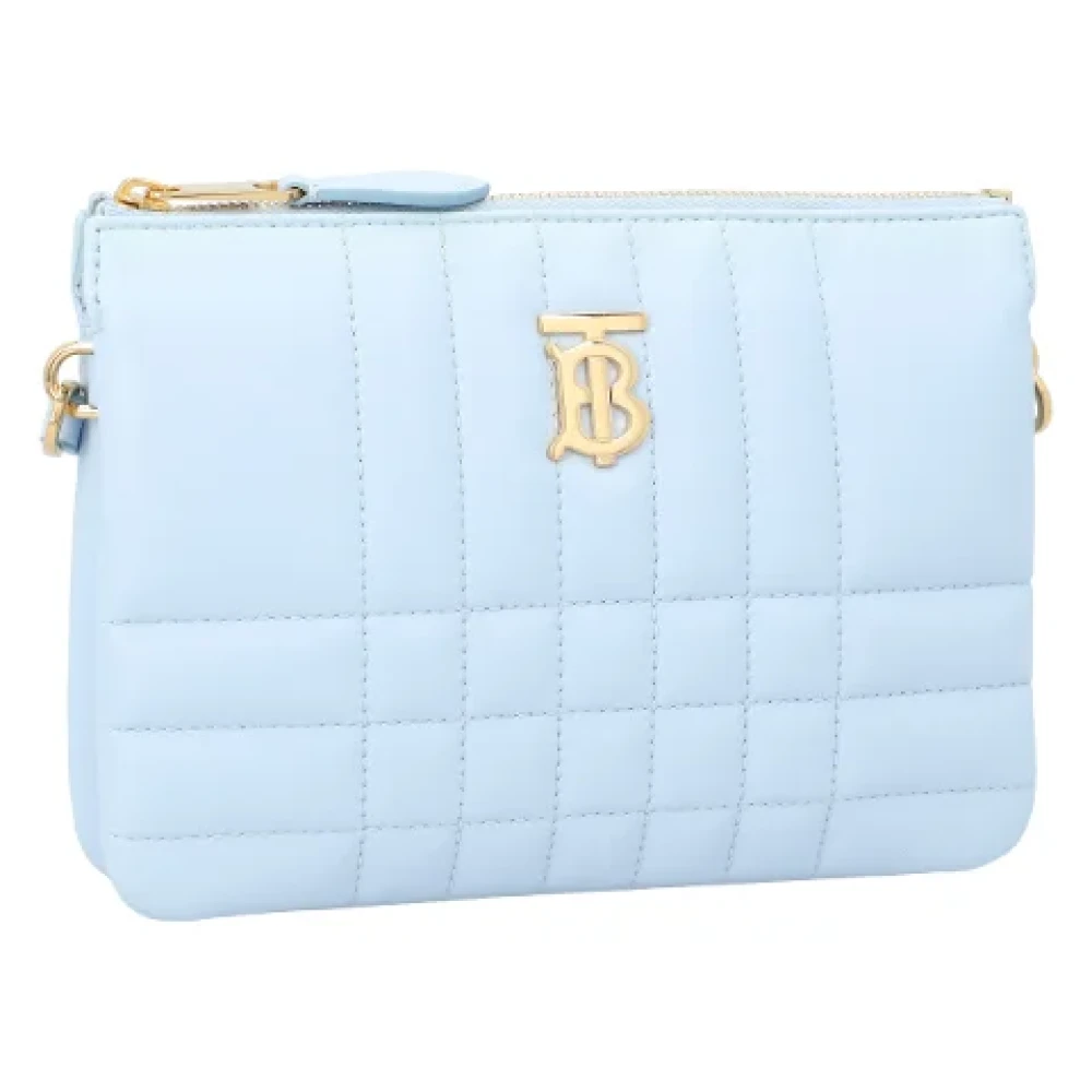 Burberry Leather shoulder-bags Blue Dames