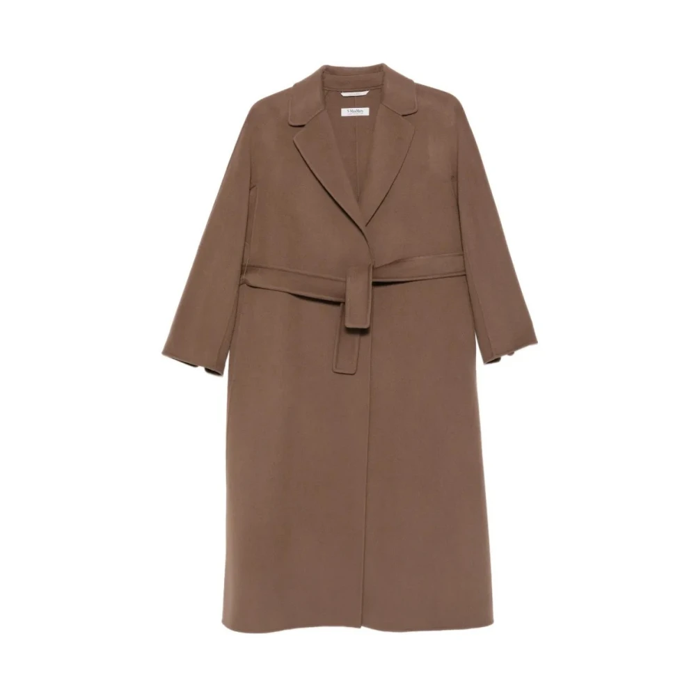 Max Mara Esturia Coat - Female - Belted Coats - Brown - 3XS - Coats