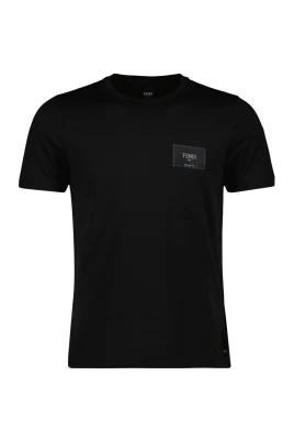 Roma Collection Svart T-shirt i Bomull