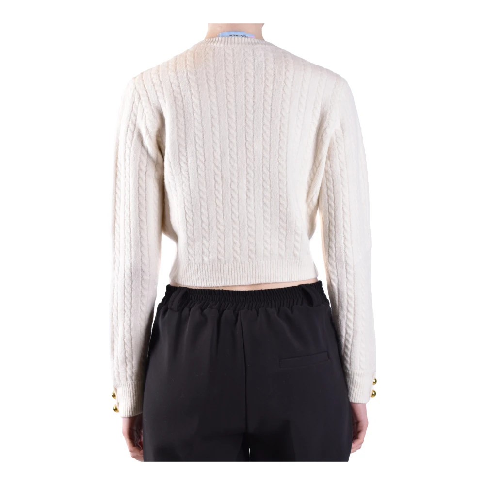 Chiara Ferragni Collection Witte Off Sweater voor Dames Aw23 White Dames