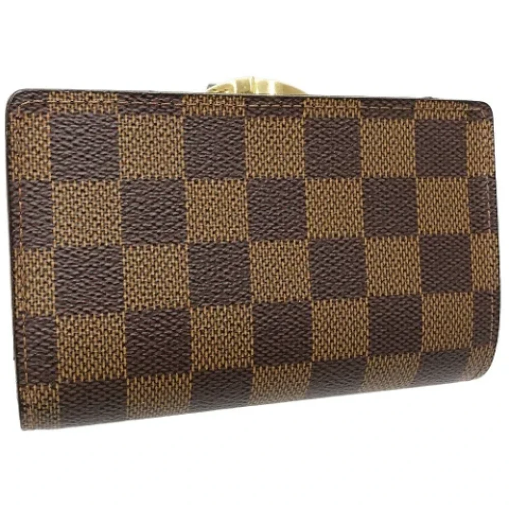 Louis Vuitton Vintage Pre-owned Canvas wallets Brown Dames