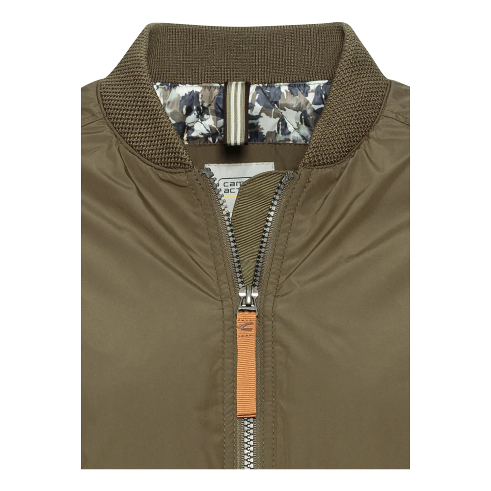 camel active Blouson van gerecycled polyester Green Dames