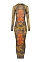 robe-imprimee-col-ras-du-cou