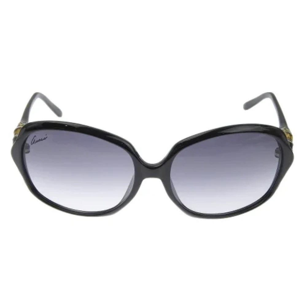 Gucci Vintage Pre-owned Plastic sunglasses Black Dames