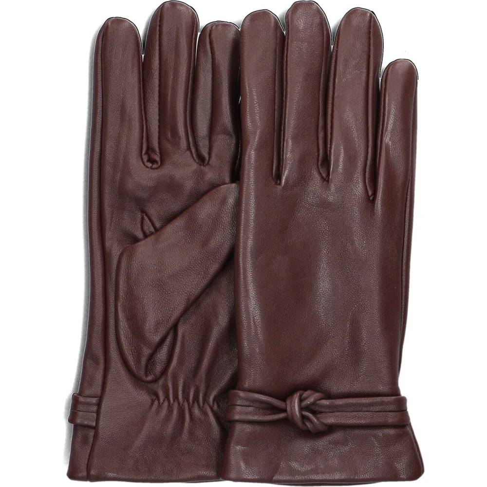 Notre-v Elegante Bordeaux Handschoenen voor Moderne Vrouwen Red Dames