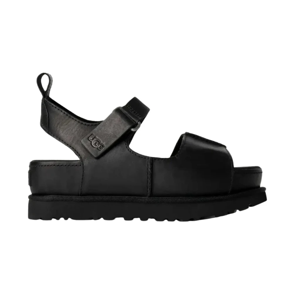 Ugg Women's Black Flat Sandals, 3 Uk, Goldenstar Hi