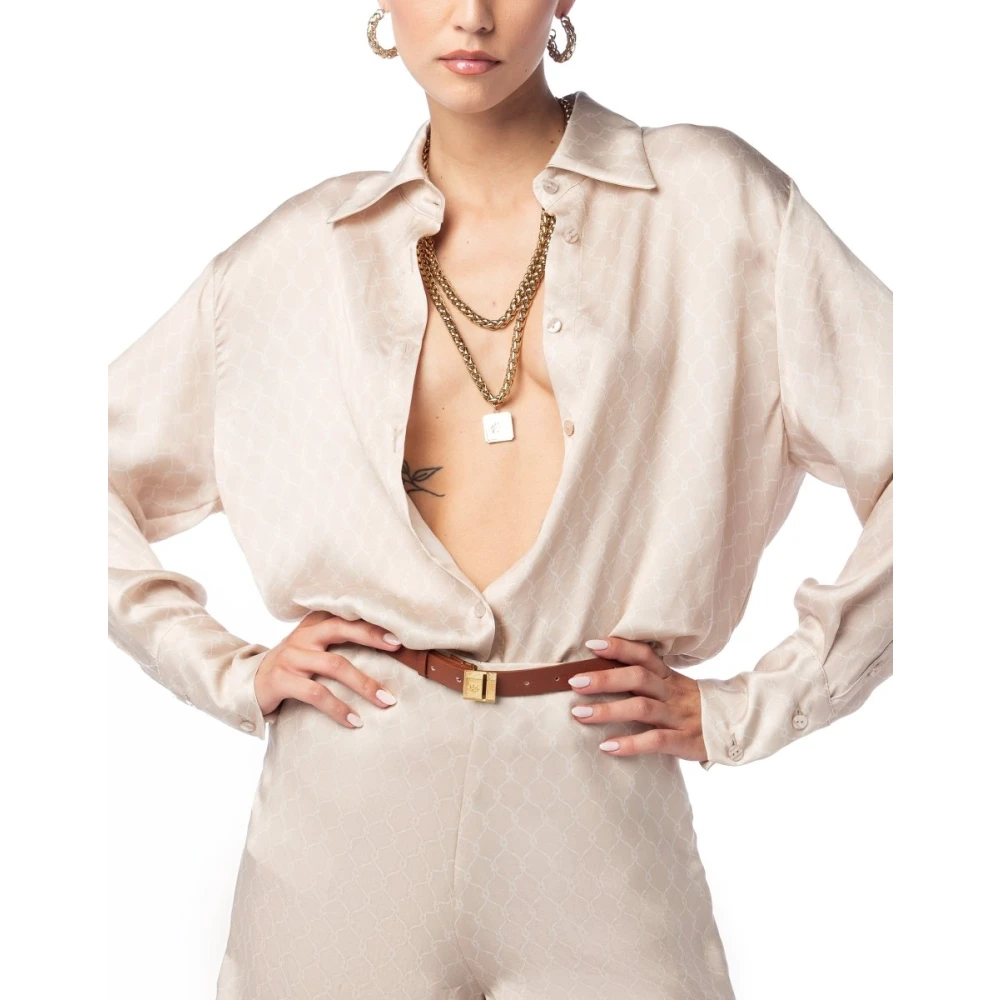 MVP wardrobe Juan LES Pins Shirt Beige Dames
