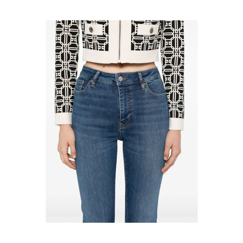 Frame Indigo Denim Flared Jeans Blue Dames