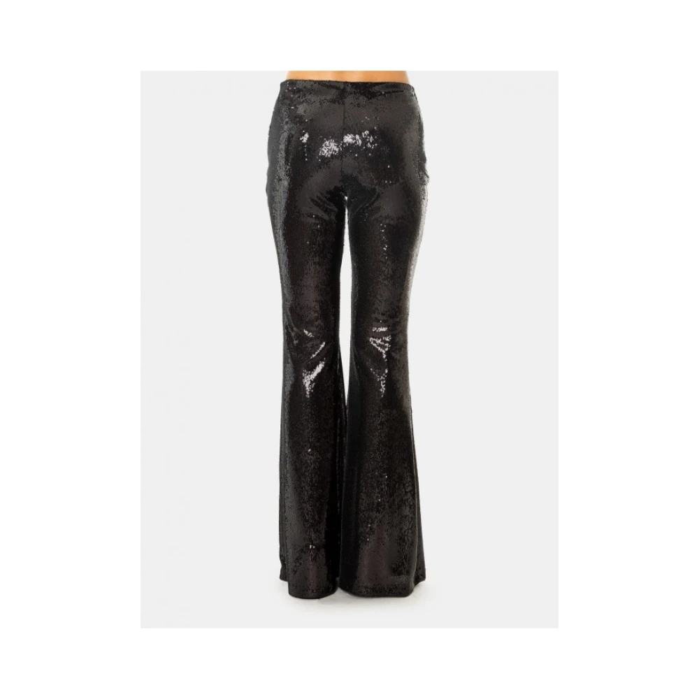 Aniye By Wijde Paillettenbroek Black Dames