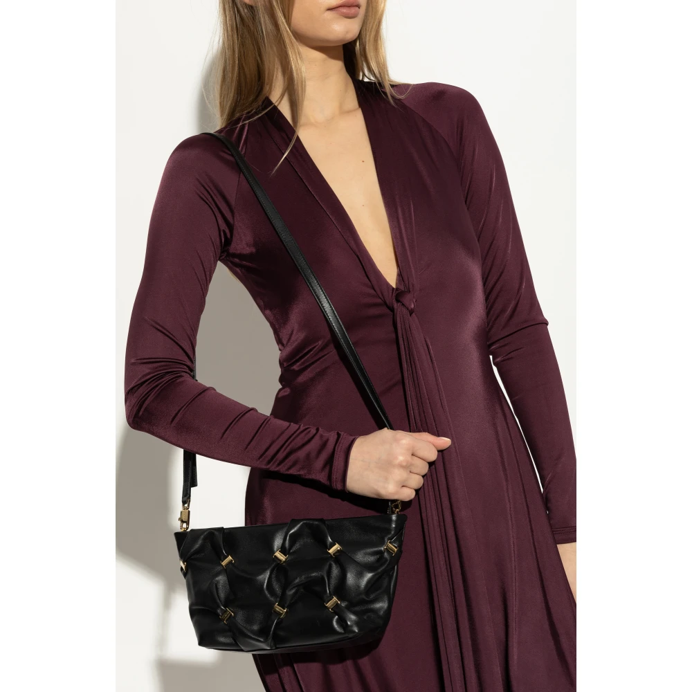 Salvatore Ferragamo Schoudertas Black Dames