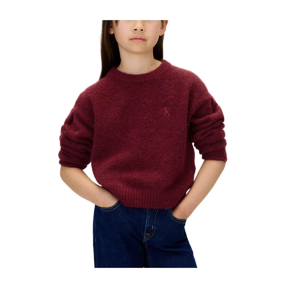 Calvin Klein Women's Burgundy Box Pleat Jersey