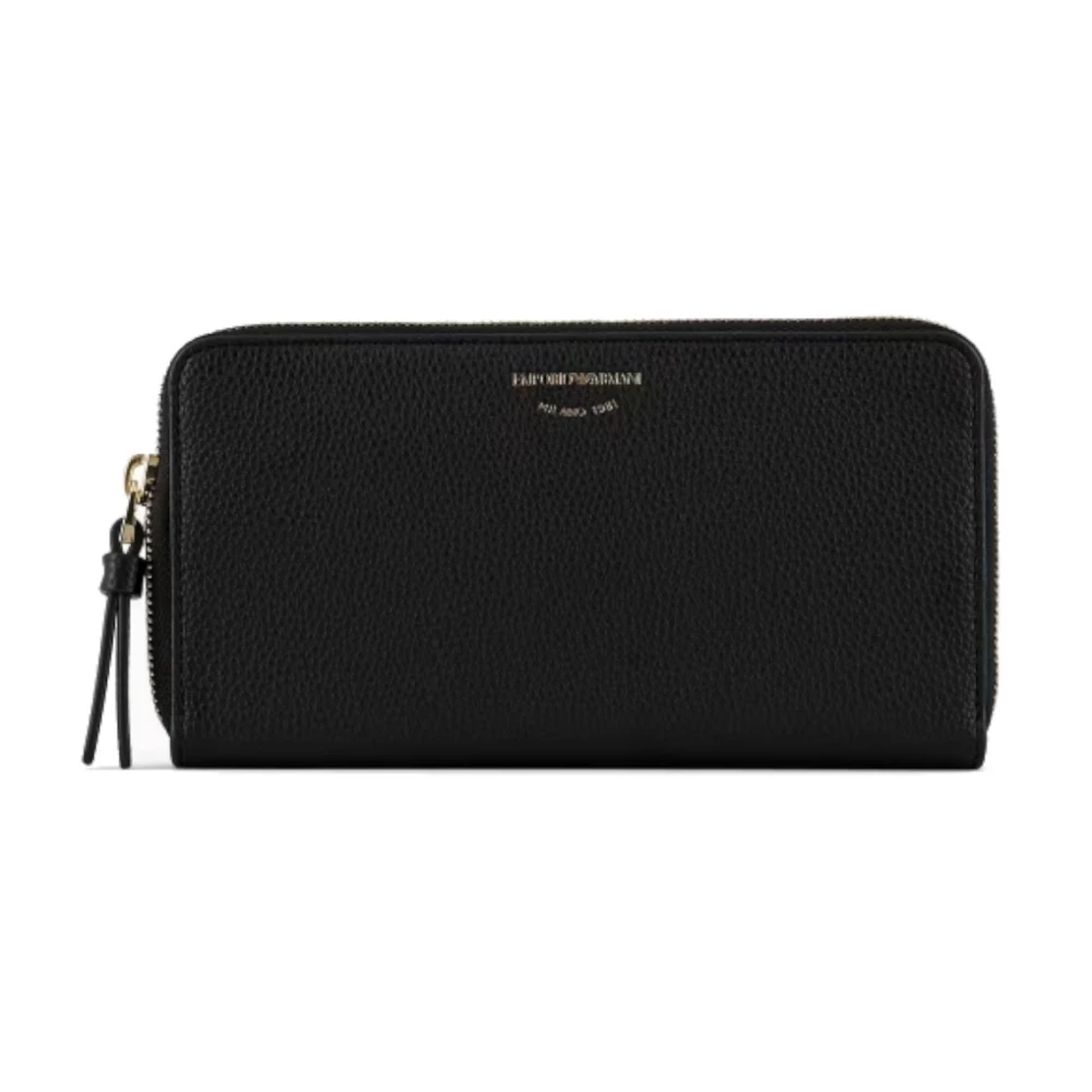 Emporio Armani Femme Noir Accessoires, Taille: One Size Portefeuilles & Porte-Cartes S Ew000366af11953uc001