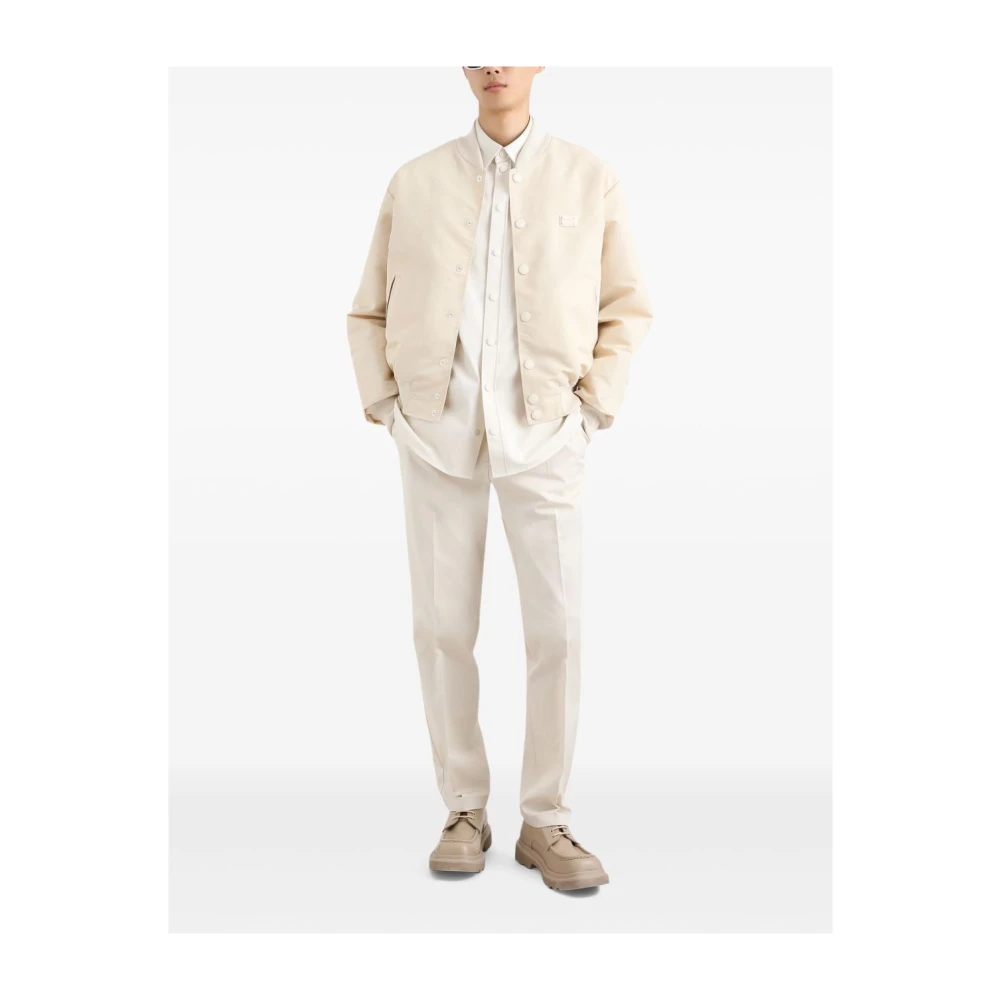 Dolce & Gabbana Beige Stijlvolle Broek Beige Heren