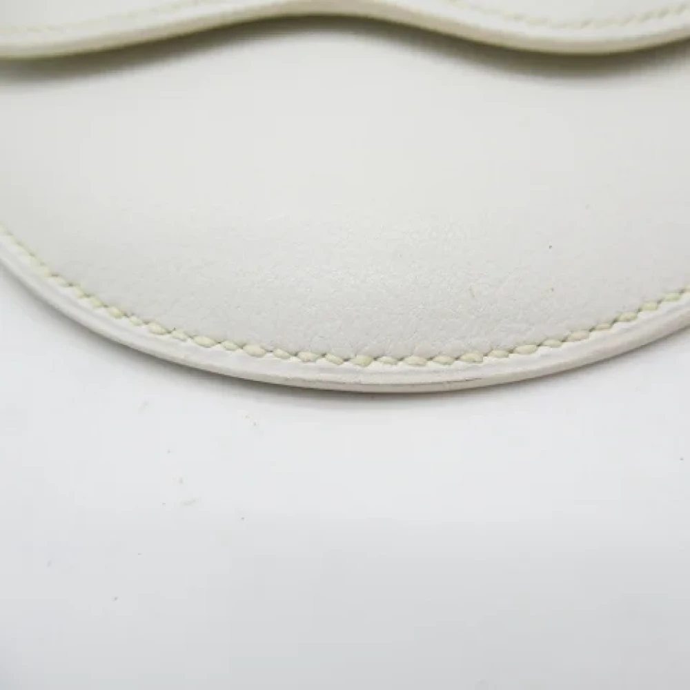 Hermès Vintage Pre-owned Leather shoulder-bags White Dames