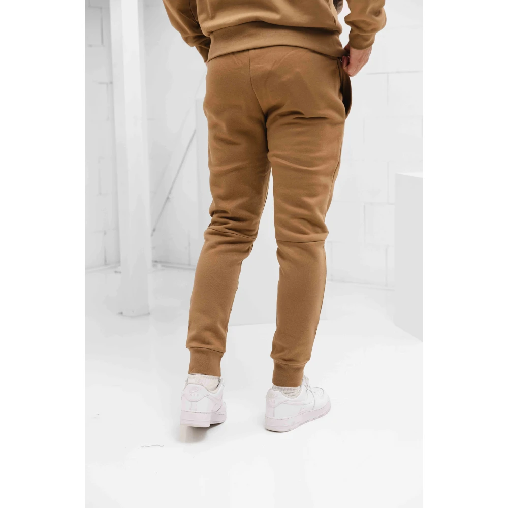 Lacoste Hoodie Trainingsset Brown Heren