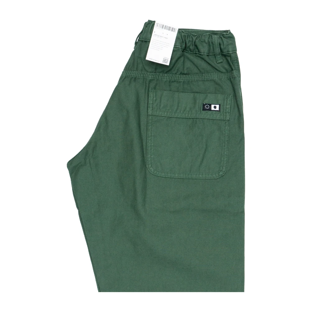 Edwin Comfortabele katoenen broek Green Heren