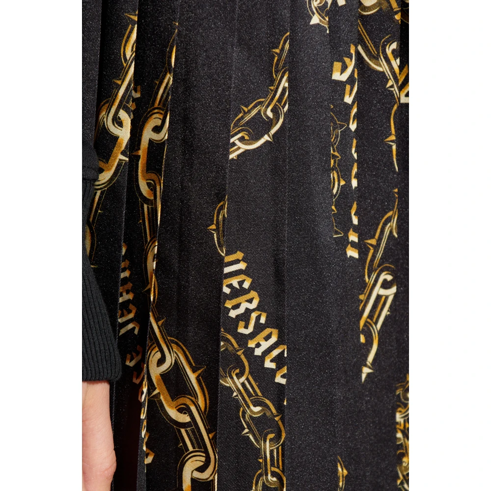 Versace Jeans Couture Geplooide rok Black Dames