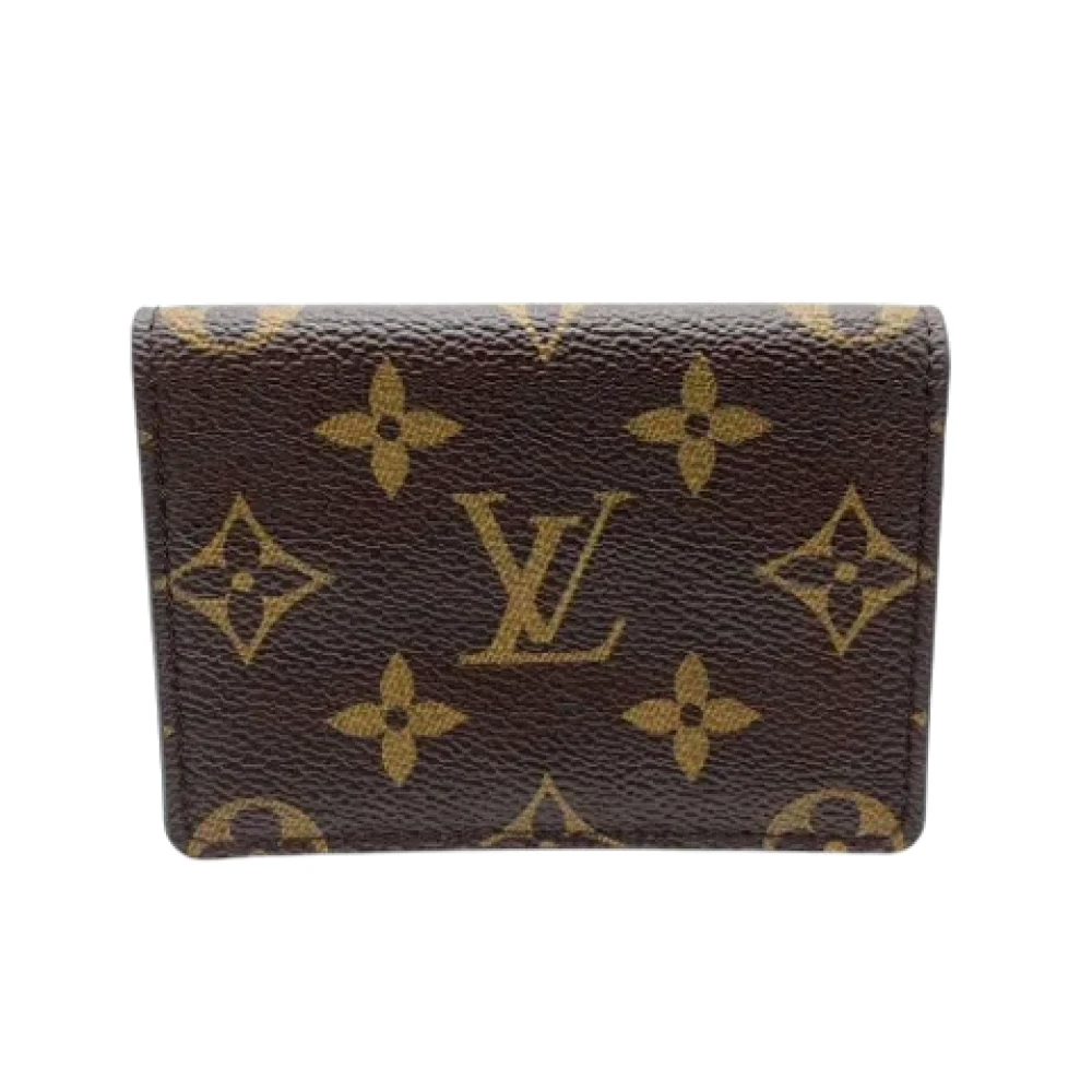 Louis Vuitton Vintage Pre-owned Fabric wallets Brown Heren