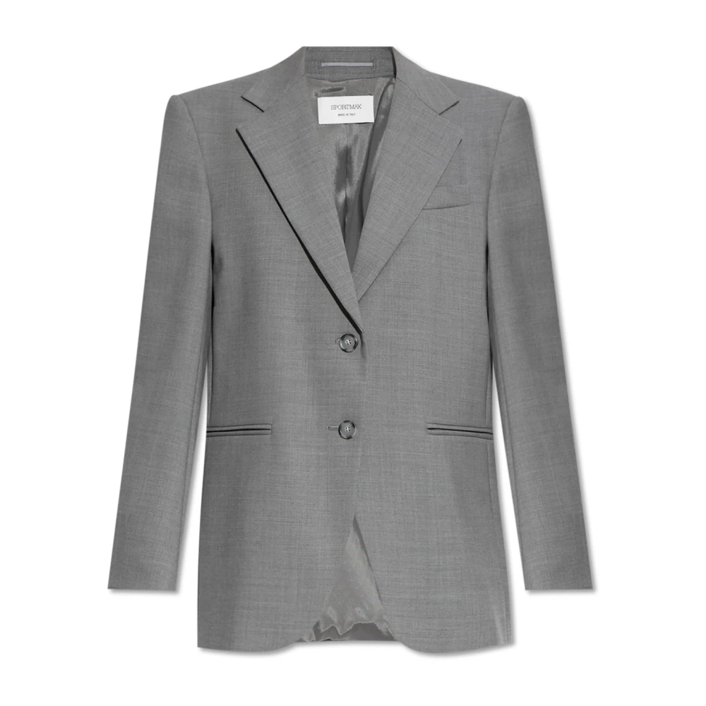 SPORTMAX Blazer Baffo Gray Dames