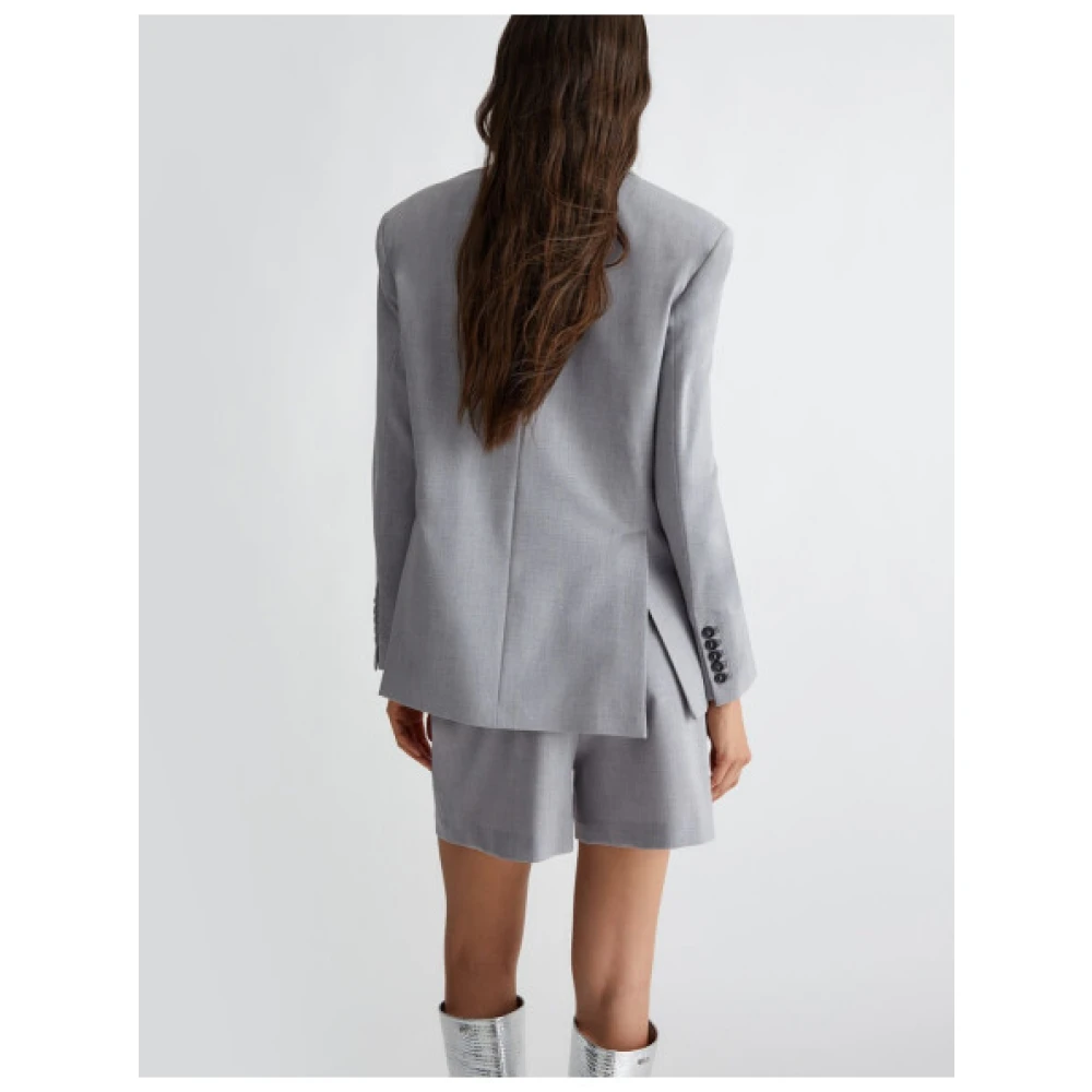 Liu Jo Chique Blazer in Viscosemix Gray Dames
