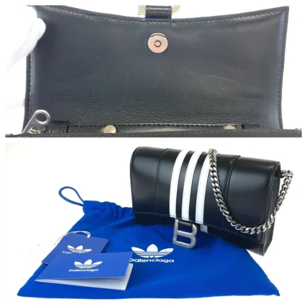 Balenciaga Vintage Pre-owned Leather wallets Black Dames