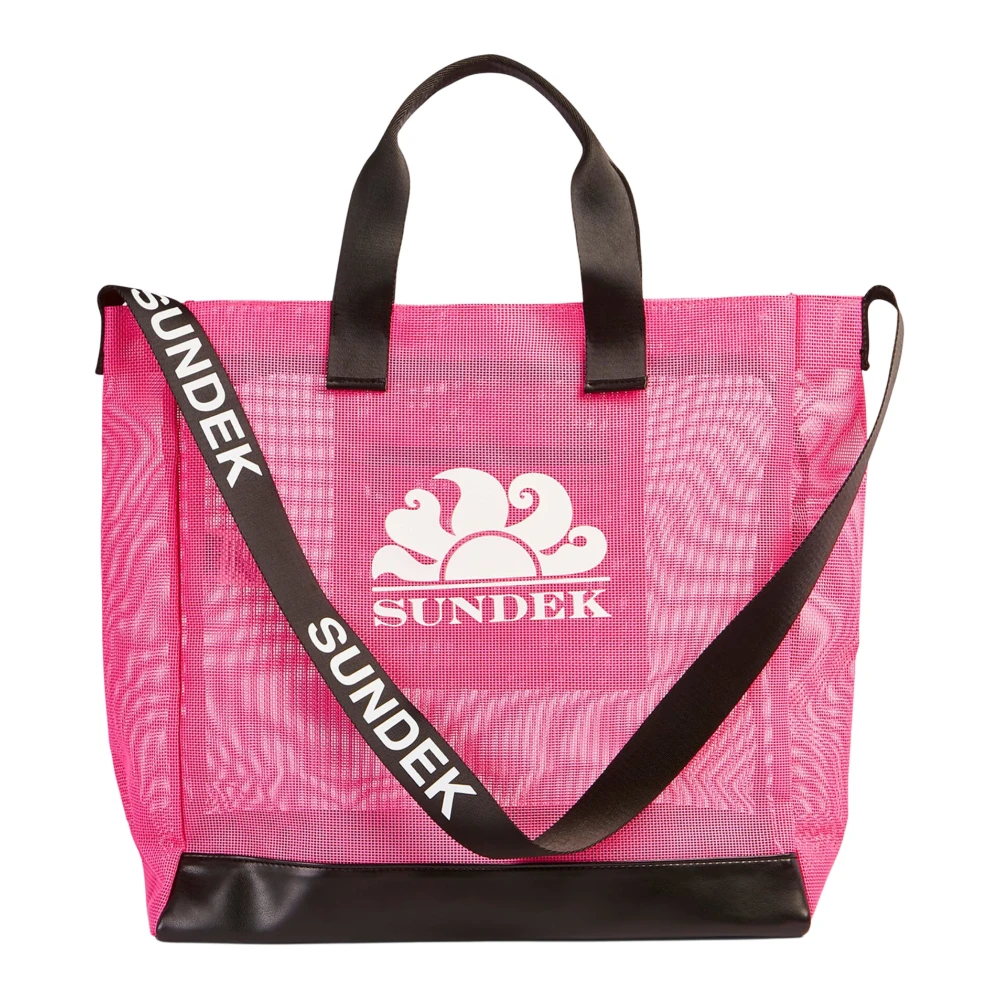 Sundek Strand Shopper Tas Pink Dames