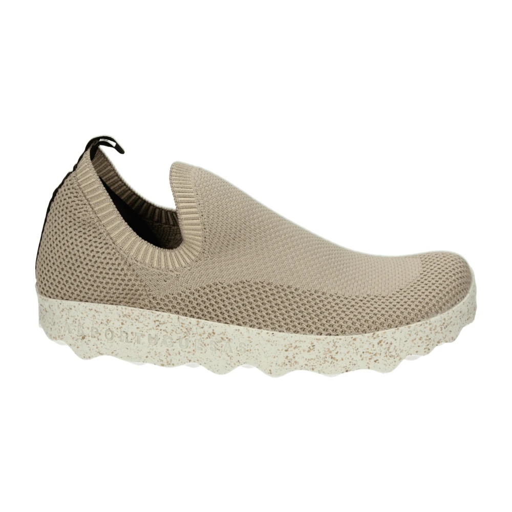Asportuguesas Mesh Instappers Dames Schoenen Beige