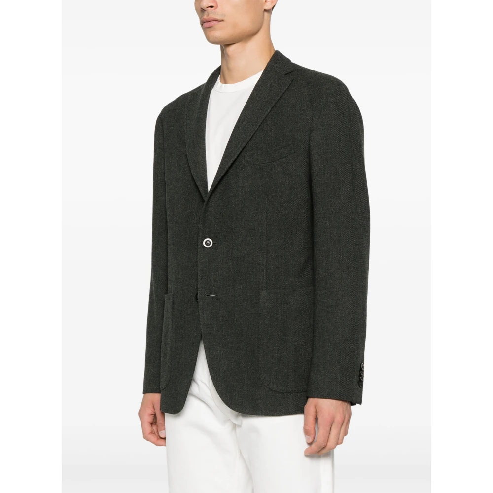 Boglioli Luxueus Wol-Kasjmier Jack Green Heren