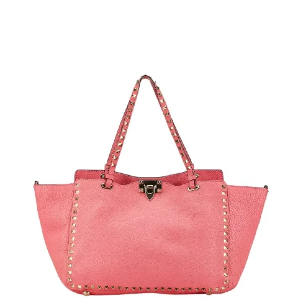 Valentino Vintage Pre-owned Leather handbags Pink Dames