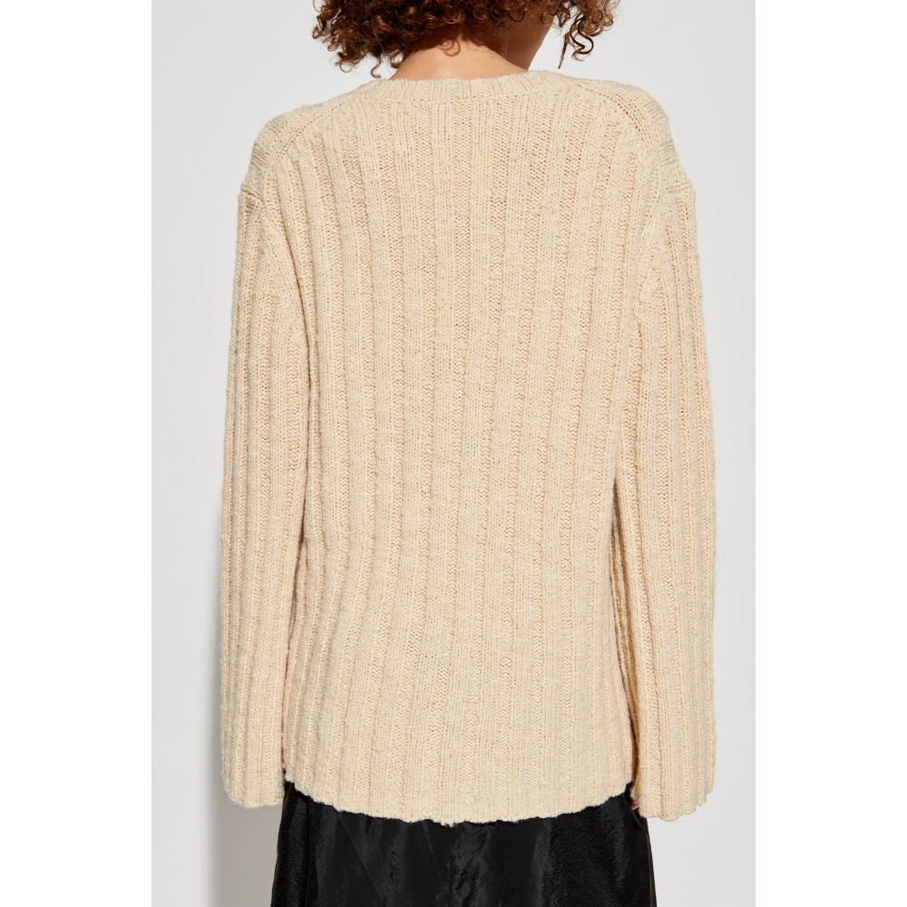 By Malene Birger Gestreepte Sweater Cirra By Herenne Birger Beige Dames