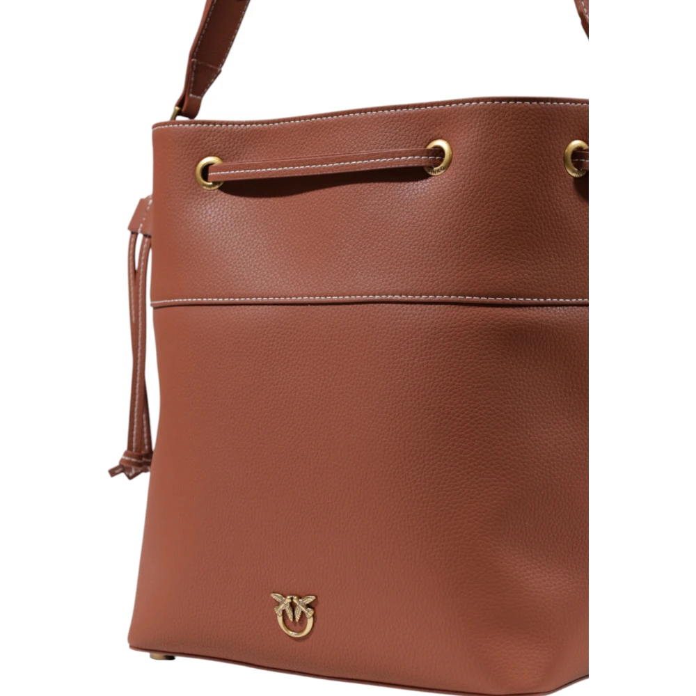 pinko Leren Dames Collectie Grote Tas Red Dames