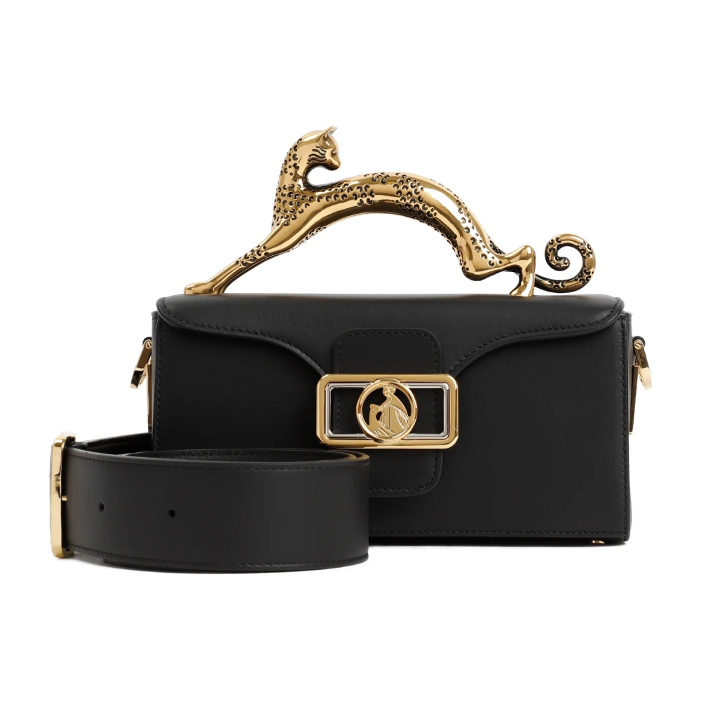 Lanvin Women's Black Handbags, One Size, Cat Handbag