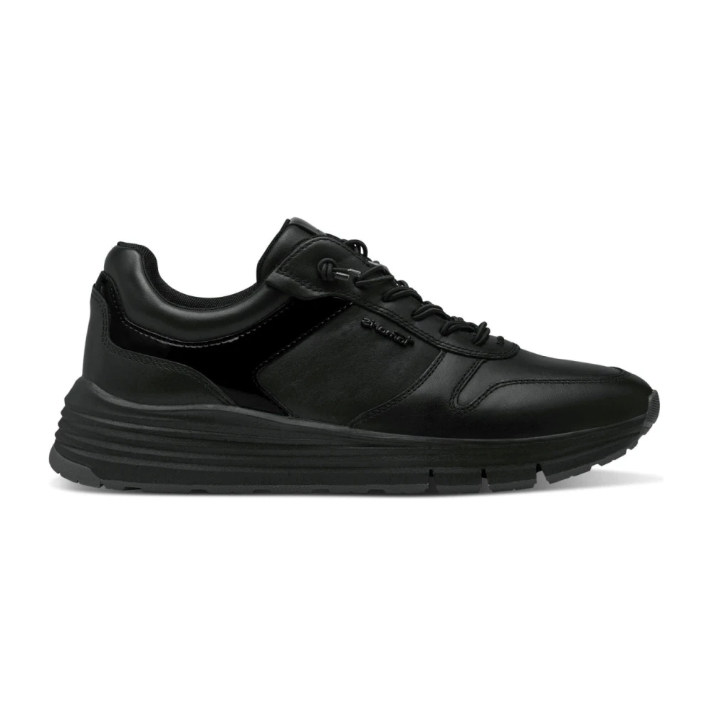 Tamaris Leren Sneaker Dames Schoenen Zwart