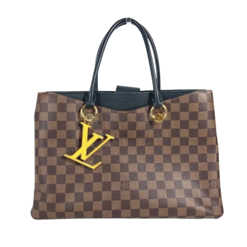 Louis Vuitton Vintage Pre-owned Cotton louis-vuitton-bags Brown Dames